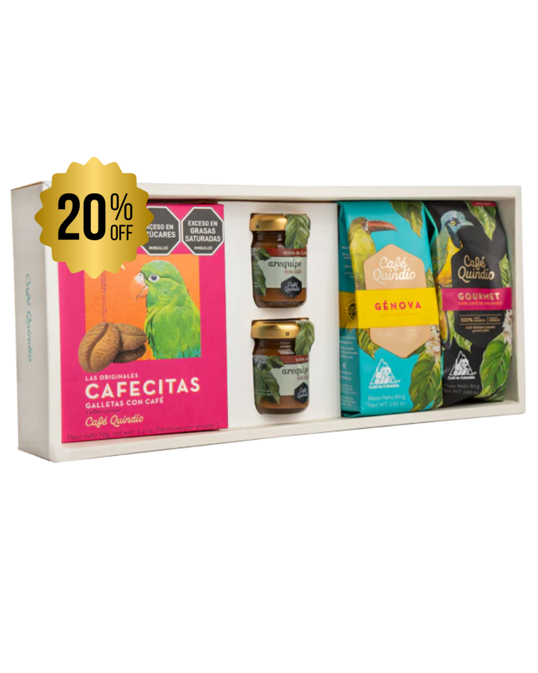 AUTHENTIC COLOMBIAN BARRANQUERO GIFT SET, SPECIAL FOR COFFEE LOVERS