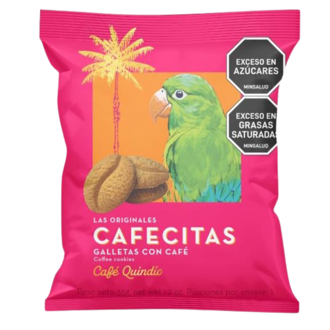 Gourmet coffee cookies with vanilla and milk, Smooth cookies, Aromatic, Flavorful, Authentic Colombian cookies