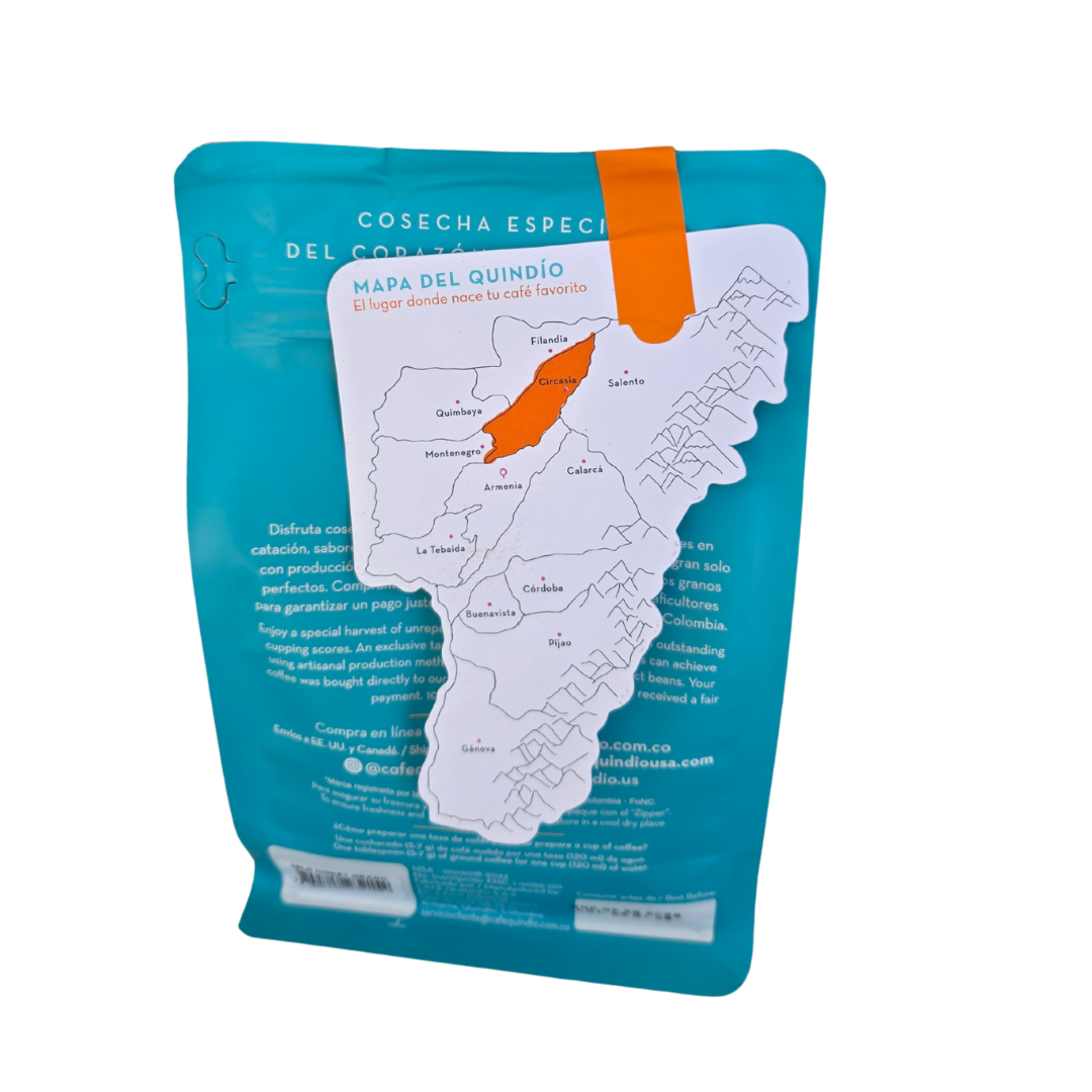 Carefully crafted Colombian coffee
Soul of Circasia, Carefully crafted Colombian coffee Carefully cultivated
Honey Strawberry Fruit-forward
Sweet coffee notes