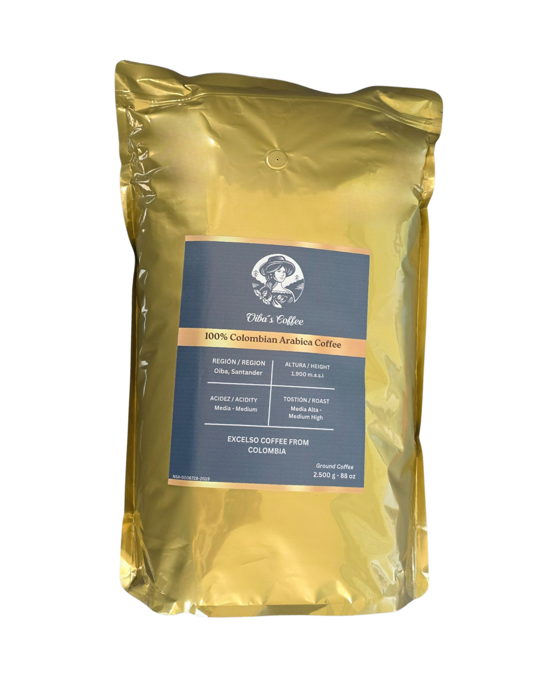 oiba's traditional coffee 2500 grams cafes coffeeshops