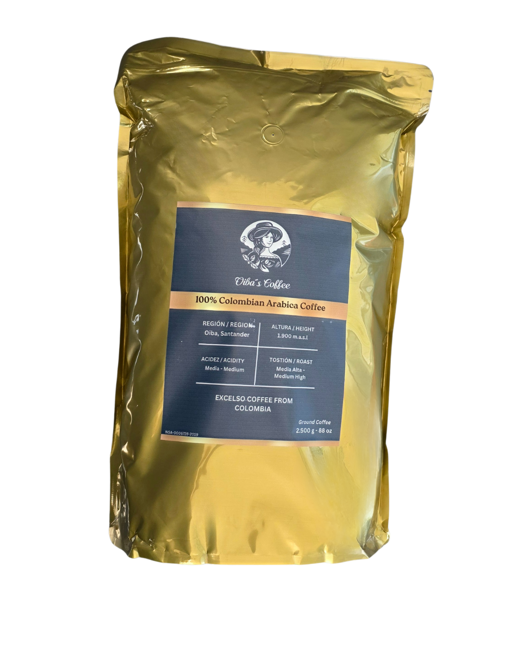 oiba's traditional coffee 2500 grams cafeterias cafes coffee lovers