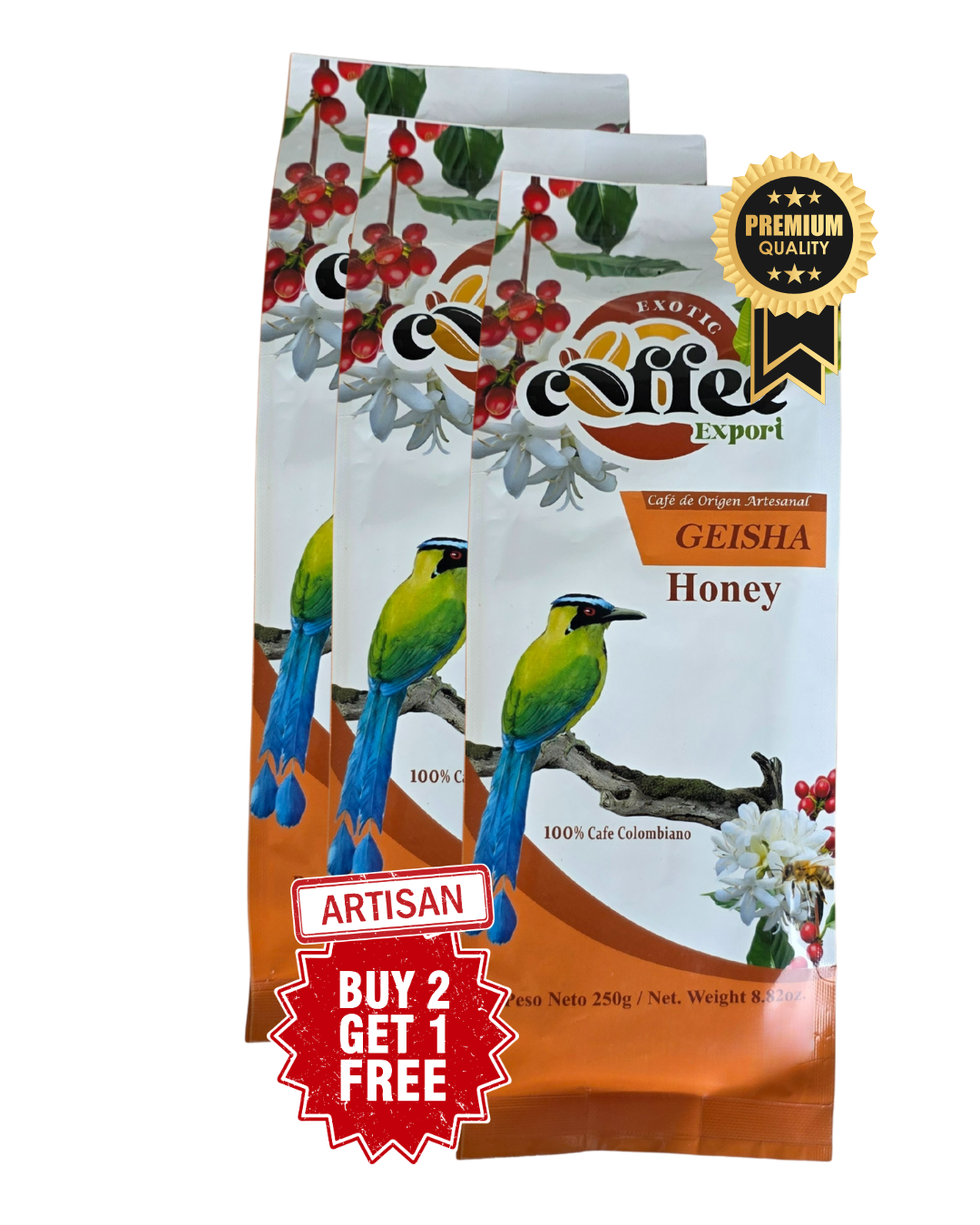 geisha promo 2x3 exotic coffee export best quality coffee