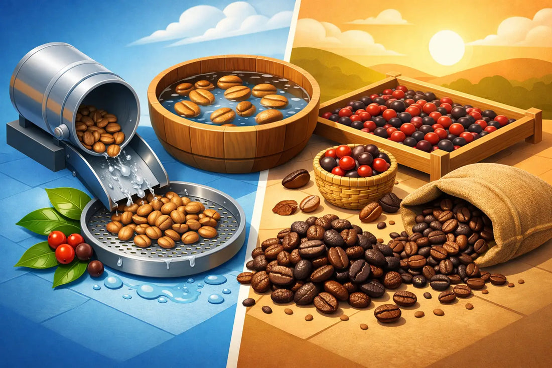 Washed vs Natural Coffee Beans Explained