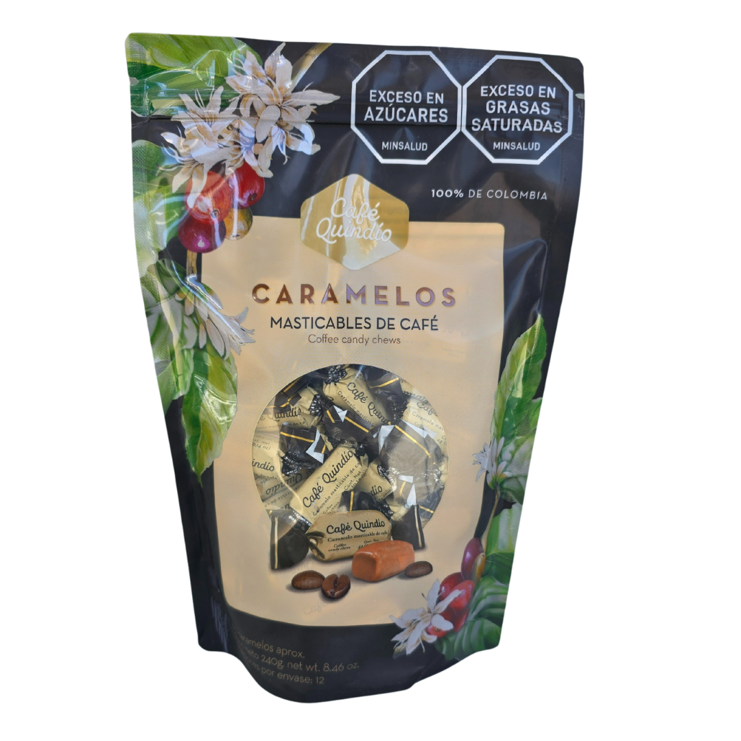 Soft and creamy coffee flavored caramels, Office snack, Travel snack, Chewy coffee candy, Coffee sweets, Coffee flavored caramels

