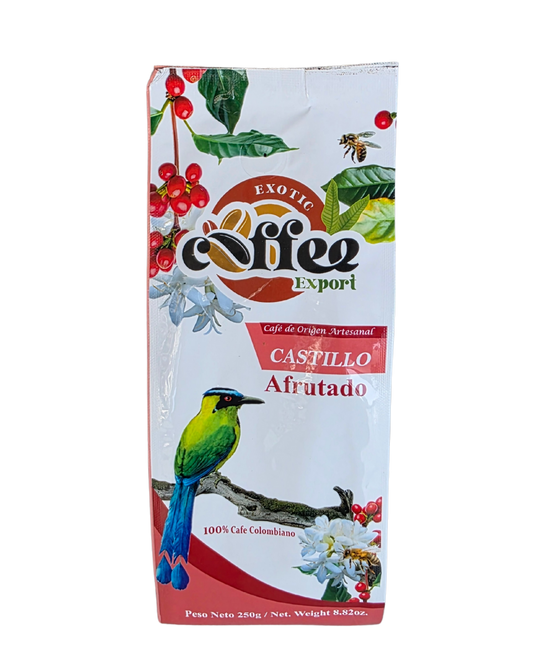 Castillo coffee beans honey process
 single origin Quindio flavor profile panela tangerine orange
honey vanilla chocolate aroma coffee
