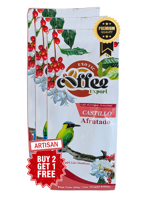 castillo afrutado exotic coffee export premiun quality coffee from colombia
