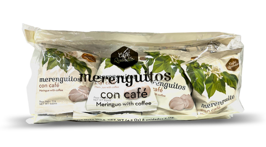 Real coffee meringues, Crisp and
Airy meringues, Crunchy and
Light meringues, Balance of sweet and coffee, Tea time treats



