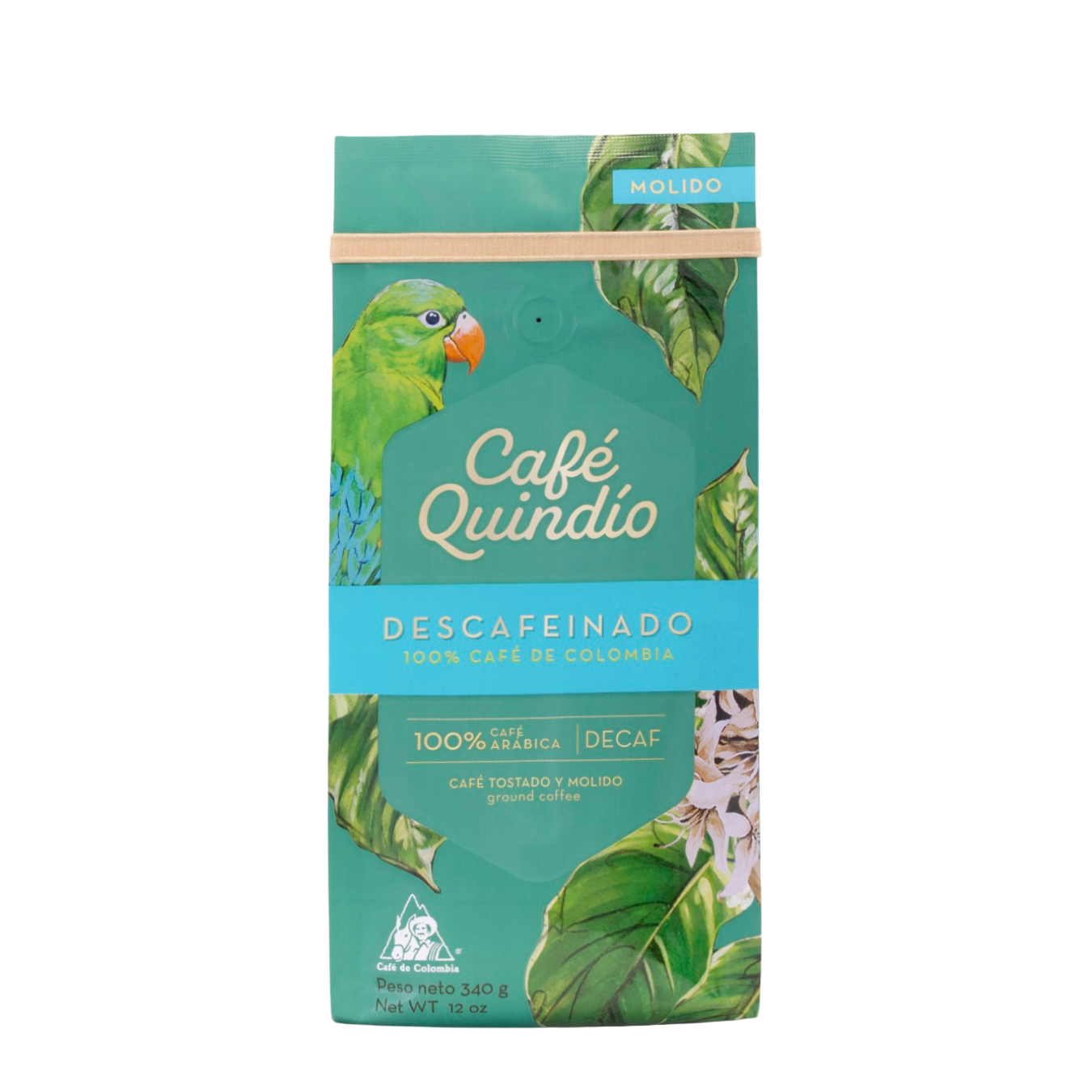 Flavorful decaf coffee with cacao and panela aroma, Best decaf coffee, Gourmet decaf Colombian coffee, Sugarcane decaf coffee