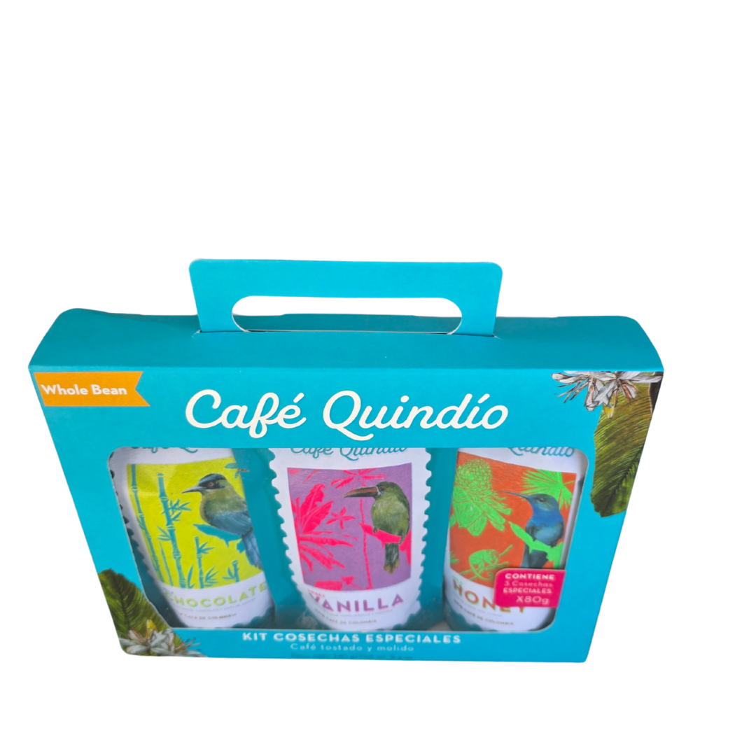Premium washed Arabica coffee sampler from Colombia, Colombia Tabi Caturra Castillo blend, Colombian coffee variety pack, Try different coffees
